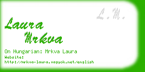 laura mrkva business card